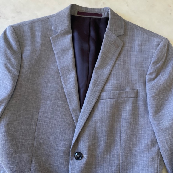 Topman Skinny Fit Suit Jacket & Skinny Fit Trousers Suit Set, Small 38R - Picture 10 of 15